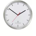 TFA EFR Sweep Silent Funkwanduhr silber mit Index
