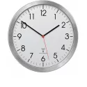 TFA EFR Sweep Silent Funkwanduhr silber mit Zahlen