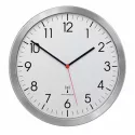 TFA EFR Sweep Silent Funkwanduhr silber mit Zahlen