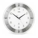 AMS Apollo Funkwanduhr silber