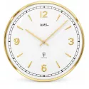 AMS Vintage Fifties Funkwanduhr gold gross