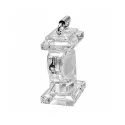 ZENO Miniaturuhr aus Bleikristall Quartz Tischuhr klein