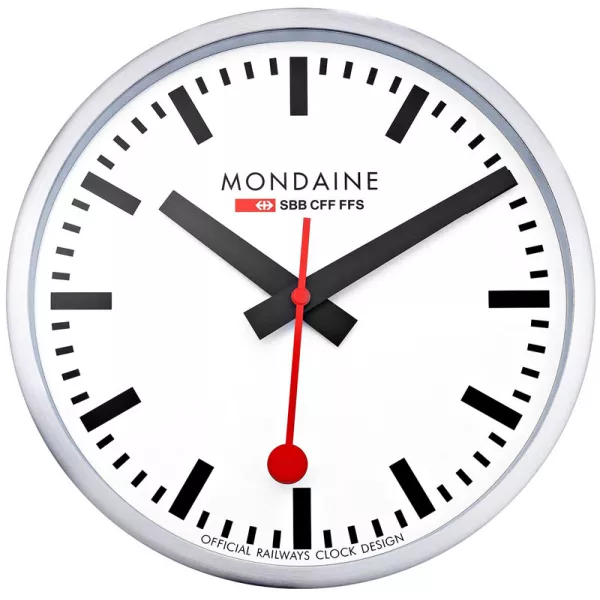 MONDAINE SBB Bahnhofswanduhr im original Design A990.CLOCK.16SBB