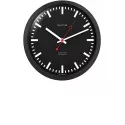 HERMLE Grand Central Station Funkwanduhr schwarz