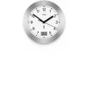 AMS Funk Tisch- Wanduhr Baduhr Thermometer 17cm