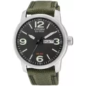CITIZEN Fliegeruhr TagDatum Eco-Drive Solar Stahl