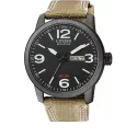 CITIZEN Fliegeruhr TagDatum Eco-Drive Solar Stahl schwarz