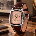ZENO-WATCH BASEL Retro Rectangular Automatic Art-Dco Uhr ros