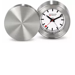 MONDAINE Travel Alarm Clock Reisewecker SBB Bahnhofsuhr