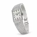 JAQUETGIRARD Silberuhr NOS Handaufzug grau