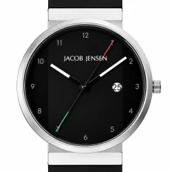 JACOB JENSEN New Series 35mm Quartzuhr schwarz