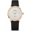 ZENO-WATCH BASEL Bauhaus vergoldete Automatik Uhr ros