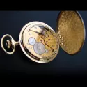 Klassik Taschenuhr Handaufzug Bulova Louis XVI vergoldet