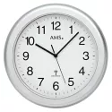 AMS Funkwanduhr Baduhr grau 30cm