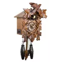 Kuckucksuhr Black Forest Holz Wanduhr Quartz 23cm