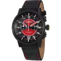 FERRARI Granturismo Chronograph Quartzuhr schwarz-rot