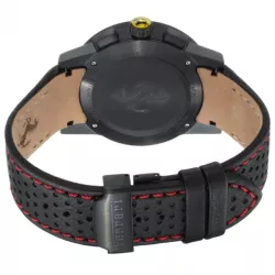 FERRARI Granturismo Chronograph Quartzuhr schwarz-rot