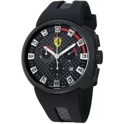 FERRARI Podium Chronograph Quartzuhr grau- schwarz-rot