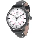 ZENO-WATCH BASEL Pilot Super Oversized XXL Q Chrono N schwarz/weiss