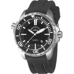 ZENO-WATCH BASEL Pro Diver II XL Quartz Taucheruhr schwarz-weiss