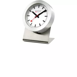 MONDAINE Magnet Clock Quartz kleine SBB Bahnhofs Tischuhr
