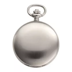 Klassik Taschenuhr Quartz klein chrom