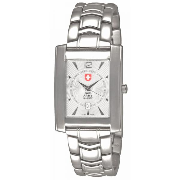 SWISS ARMY Compagnie Quartzuhr, silber SWISS ARMY Compagnie Quartzuhr, silber