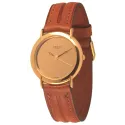 ZENO Mirror gold Quartzuhr vergoldet