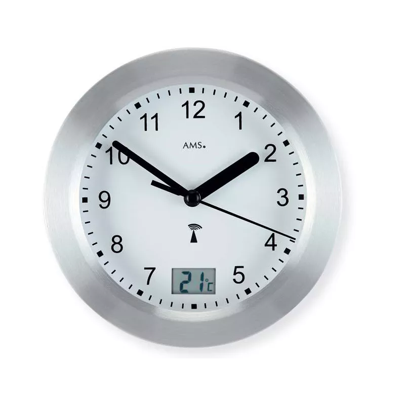 AMS 5960-Radio-Horloge murale-Bürouhr-Funkwanduhr-Pendule de Gare-montres NEUF