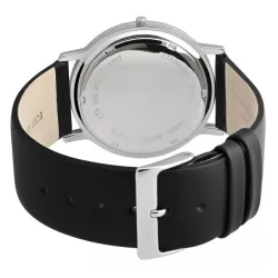 ZENO-WATCH BASEL Bauhaus XL Quartzuhr schwarz