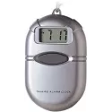 TALKING CLOCK sprechende LCD Uhr mit Reisewecker und Schlüsselanhänger