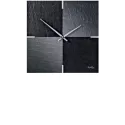 AMS Schiefer Wanduhr Vaerst Airbrush Design schwarz