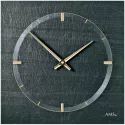 AMS Schiefer Wanduhr Vaerst Airbrush Design gold
