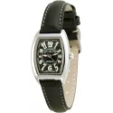 ZENO-WATCH BASEL Tonneau Lady Automatik Uhr Art-Dco schwarz
