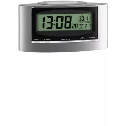 TFA Thermo-Date LCD Solar Funkwecker Temperaturanzeige