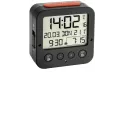TFA Bingo Nachtlicht Funkwecker Thermometer  2 Alarme schwarz