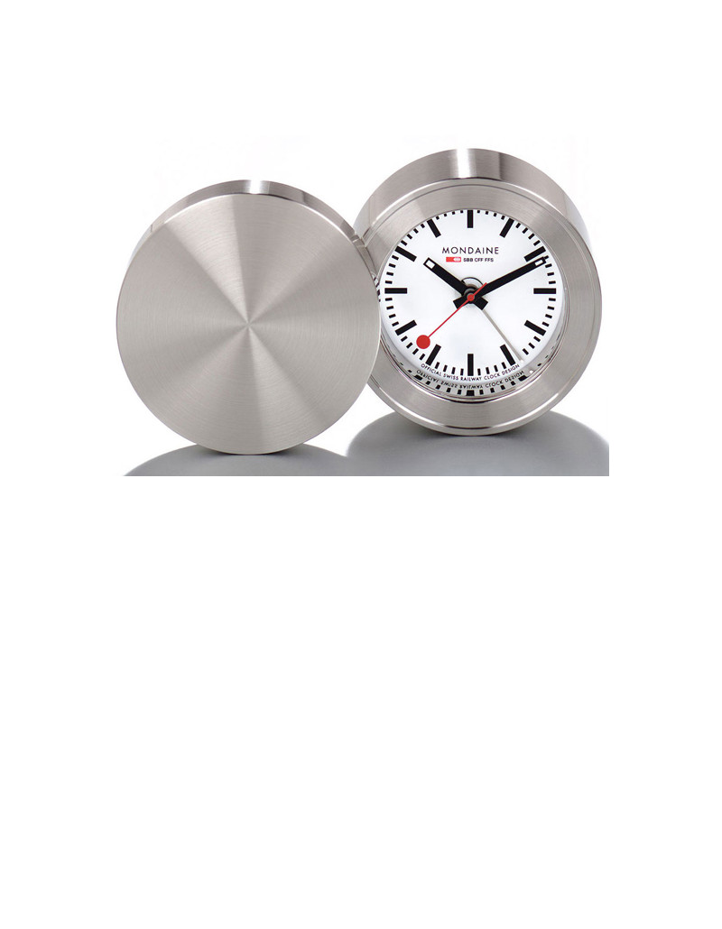 réveils CFF Mondaine Travel Alarm Clock MSM.64410