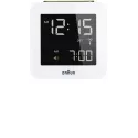 BRAUN Funkwecker  LCD digital gross weiss