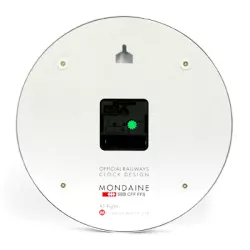 MONDAINE Wall Clock SBB Bahnhofswanduhr rot/weiss
