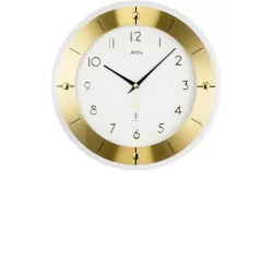 AMS Apollo Funkwanduhr gold