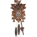Kuckucksuhr Black Forest Holz Wanduhr mechanisch 24cm