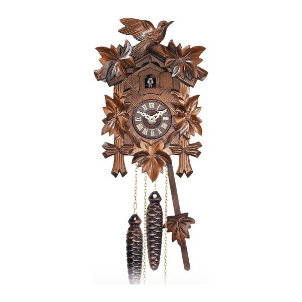 Kuckucksuhr Black Forest, Holz Wanduhr mechanisch 23cm