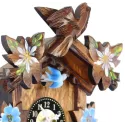 Kuckucksuhr Black Forest Holz Wanduhr Quartz 17cm