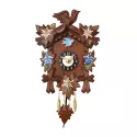 Kuckucksuhr Black Forest Holz Wanduhr Quartz 17cm