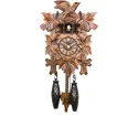 Kuckucksuhr Black Forest Holz Wanduhr Quartz 23cm