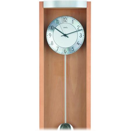 AMS Regulator Funkwanduhr mit Pendel Buche
