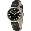 ZENO-WATCH BASEL Pilot Classic Handaufzug Fliegeruhr Wehrmachts Werk