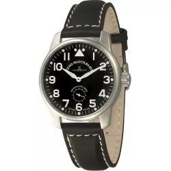 ZENO-WATCH BASEL Pilot Classic Fliegeruhr Handaufzug Wehrmachts Werk