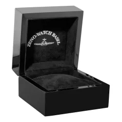 ZENO Hip-Hop Chrono XXL Bling Bling Quartzuhr schwarz