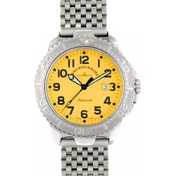 ZENO-WATCH BASEL Herkules I Automatik Sportuhr Edelstahl orange